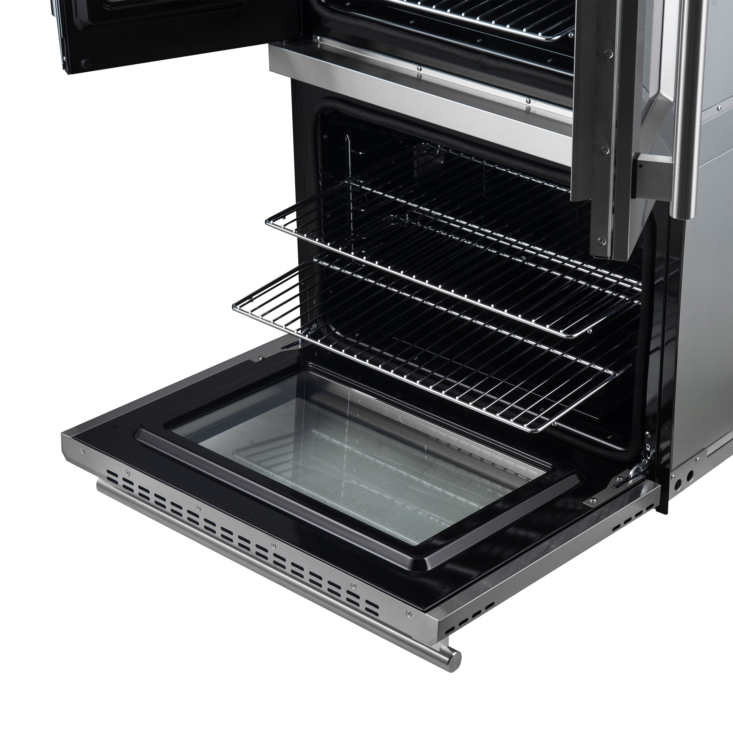 FORNO Asti 30-Inch French Door Double Electric Wall Oven, 7.36 cu. ft., Air Fry, Self Clean, Sous Vide (Model FBOEL1340-30)