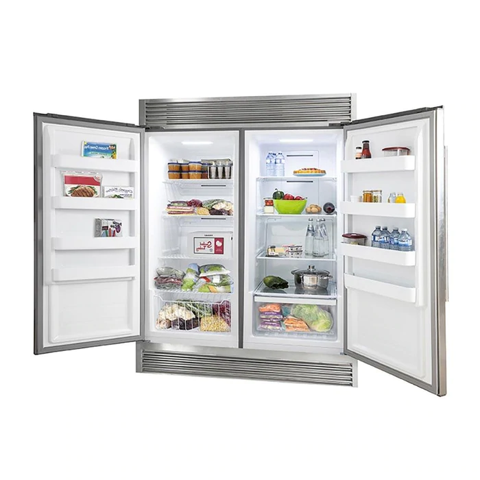 FORNO Appliance Package - 30" Dual Fuel Range, 30" Range Hood, 60" Refrigerator, Dishwasher, Microwave Drawer, AP-FFSGS6125-30-W-8