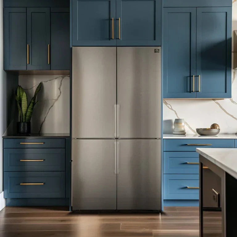 FORNO Appliance Package - 48" Dual Fuel Range, 48" Range Hood, Dishwasher, 48" Refrigerator, Microwave Drawer, AP-FFSGS6156-48-13