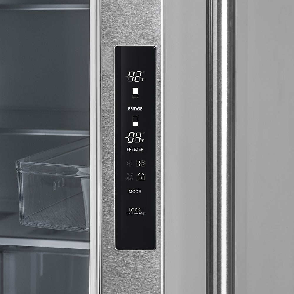 FORNO Appliance Package - 48" Gas Burner, Electric Oven Range, Range Hood, 36" Refrigerator, AP-FFSGS6156-48-20