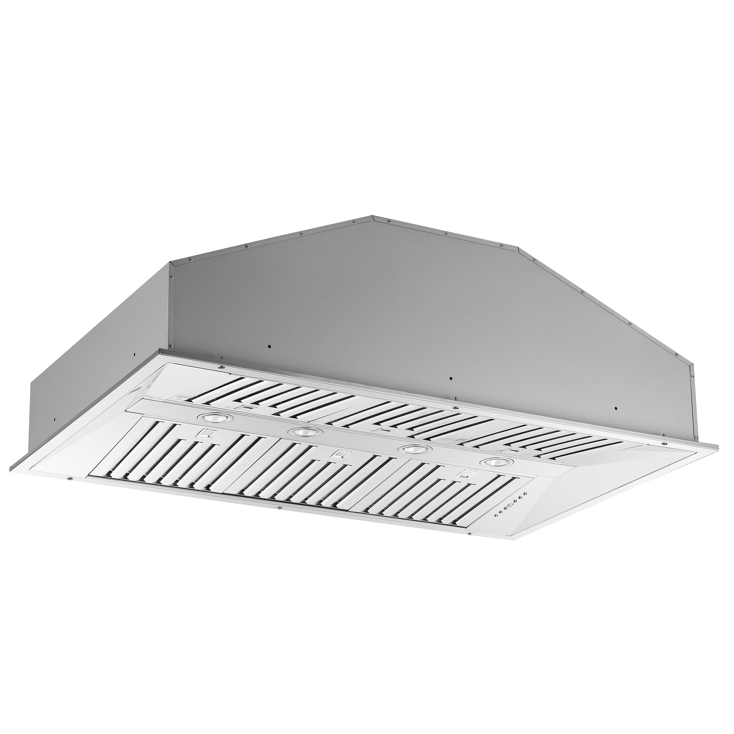 Forno Altilia 48-Inch Built-In Range Hood Insert, 1200 CFM, Stainless Steel, Model FRHRE5337-48