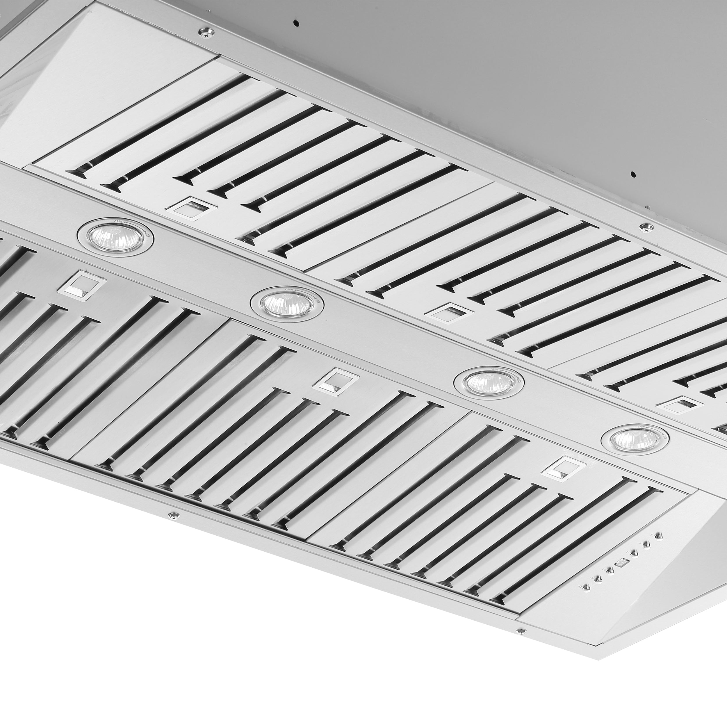 Forno Altilia 48-Inch Built-In Range Hood Insert, 1200 CFM, Stainless Steel, Model FRHRE5337-48
