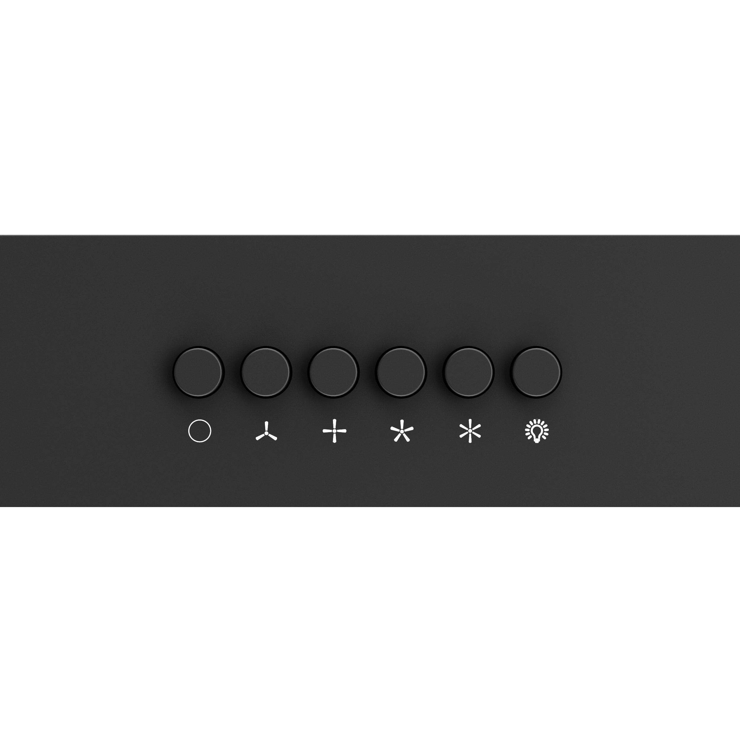 Forno Bari 30-Inch Under-Cabinet Range Hood, 400 CFM, Black with Stainless Steel Handles (FRHUC5255-30BLK)