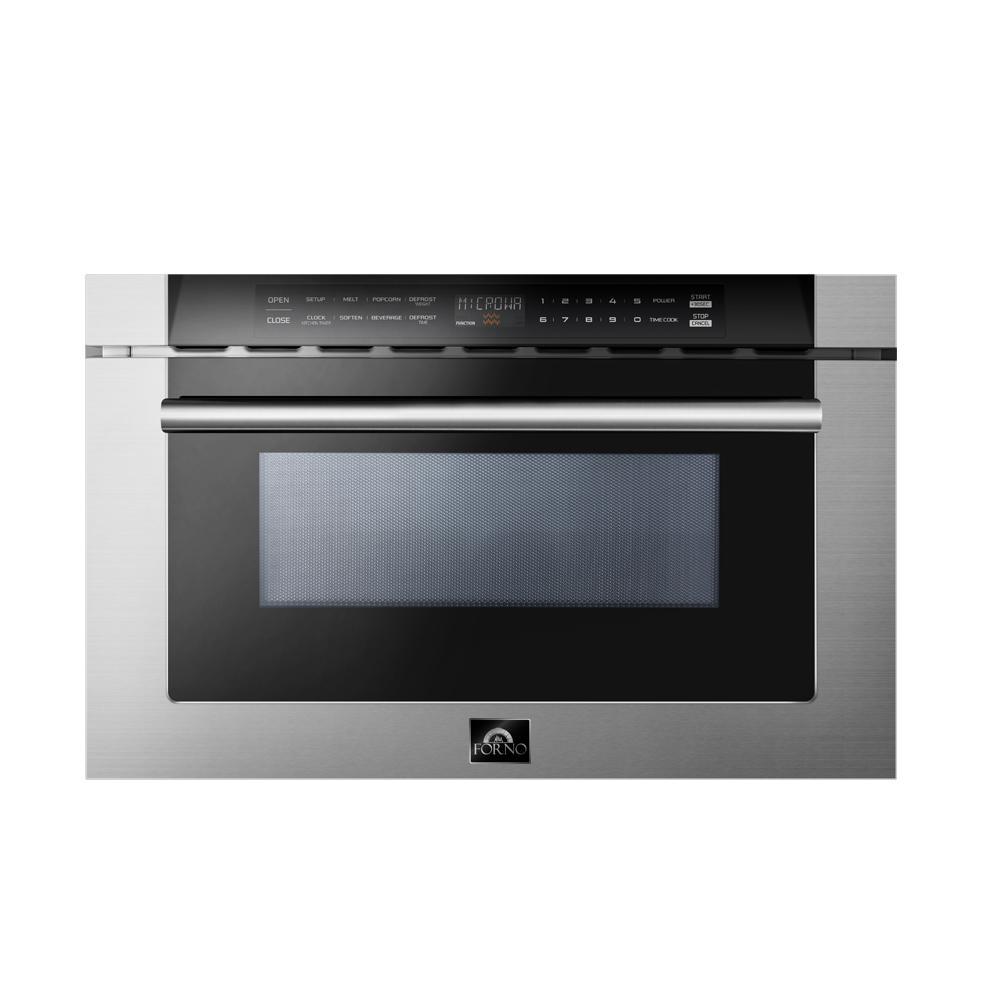 FORNO Appliance Package - 36 Inch Gas Range, 60 Inch Refrigerator, Microwave Drawer, Dishwasher, AP-FFSGS6244-36-7