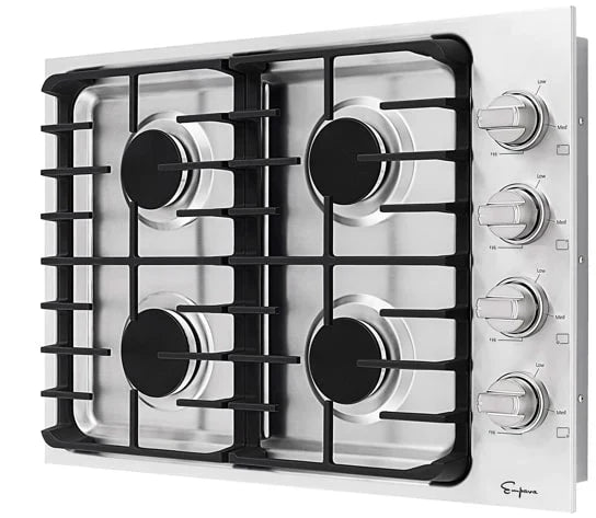 Empava 30-Inch Built-In Natural Gas Cooktop in Stainless Steel  (EMPV-30GC33)