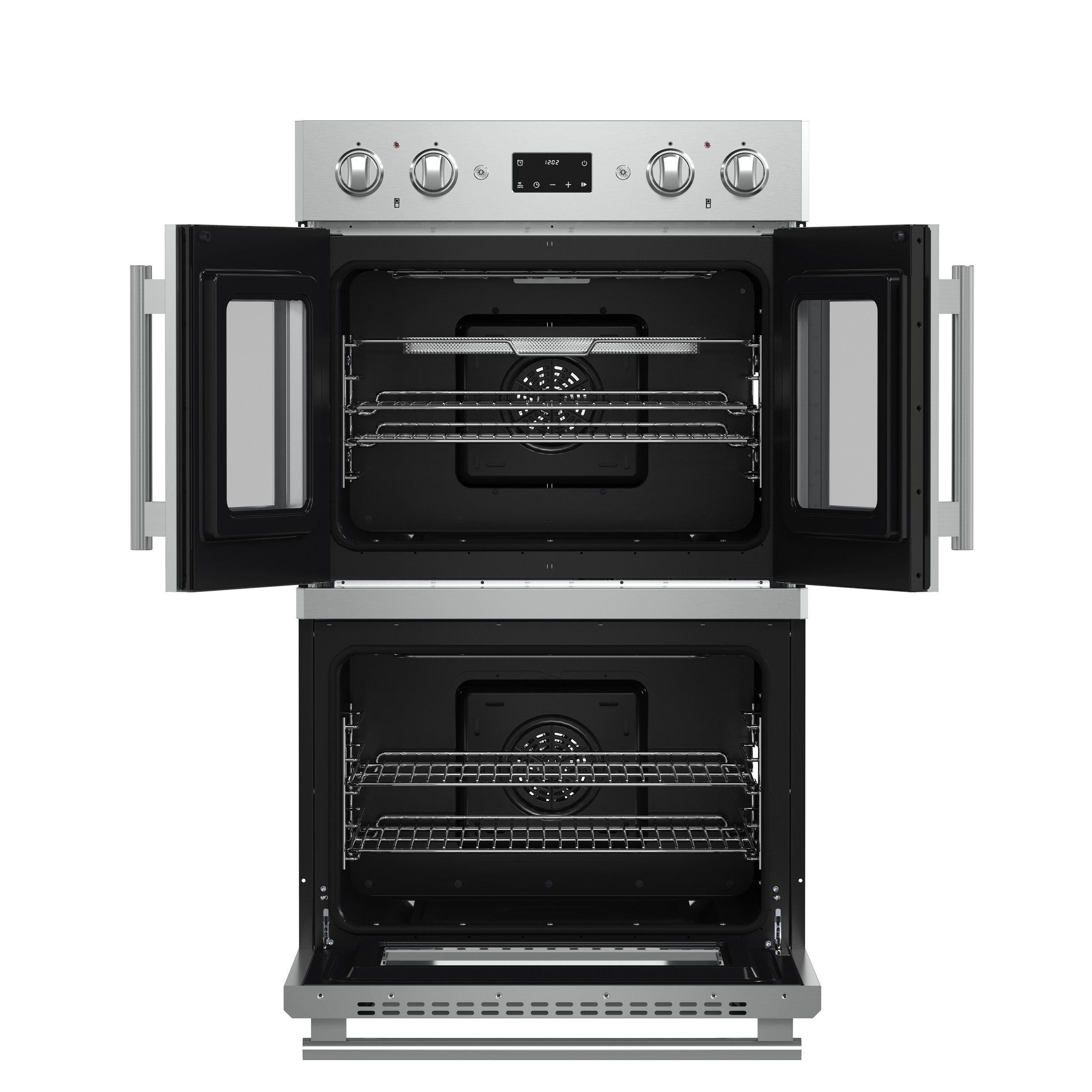 FORNO Asti 30-Inch French Door Double Electric Wall Oven, 7.36 cu. ft., Air Fry, Self Clean, Sous Vide (Model FBOEL1340-30)