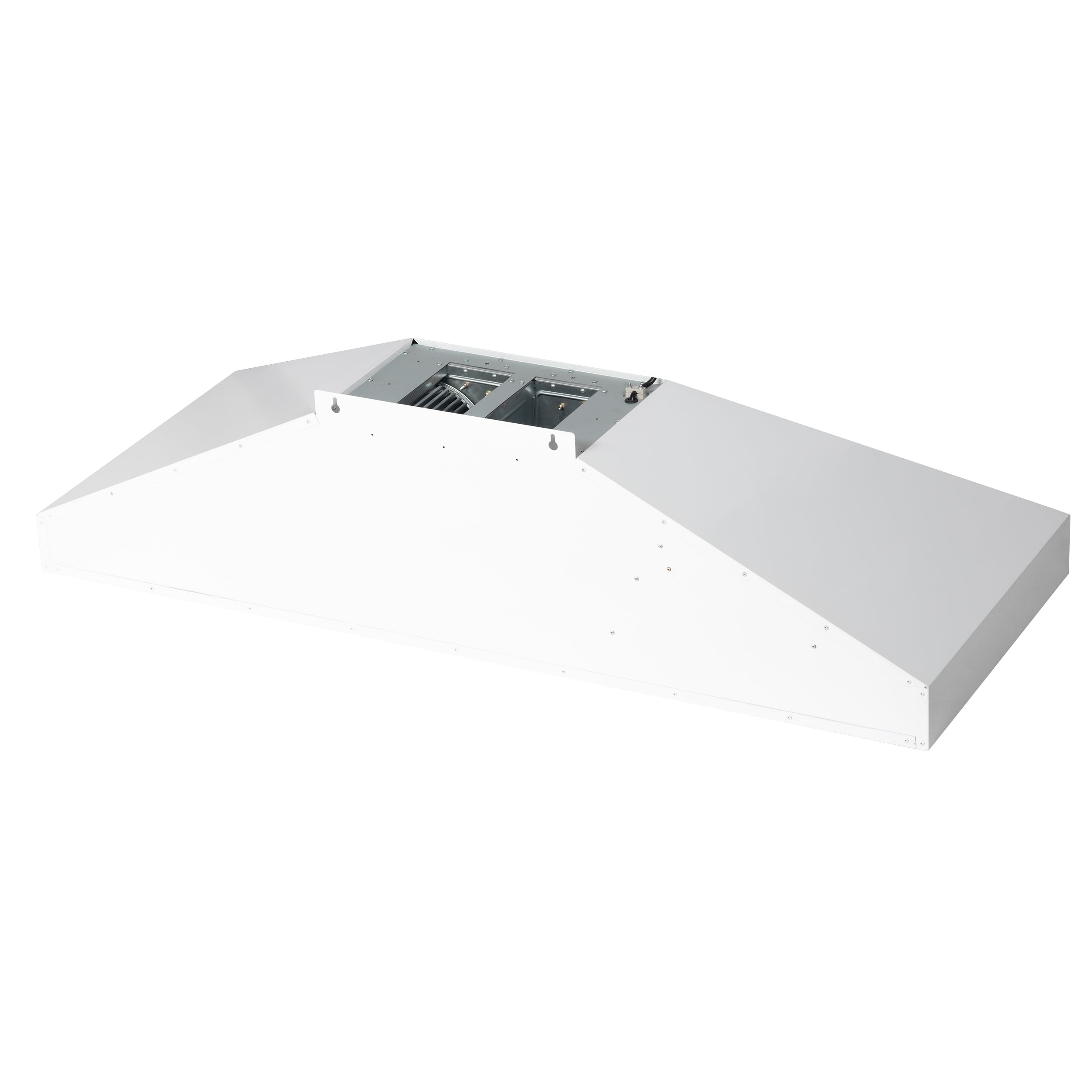 Forno Aria 60-Inch Wall-Mount Range Hood, 1200 CFM, Convertible Venting, White with Antique Brass Accents (FRHWM5095-60WHT)