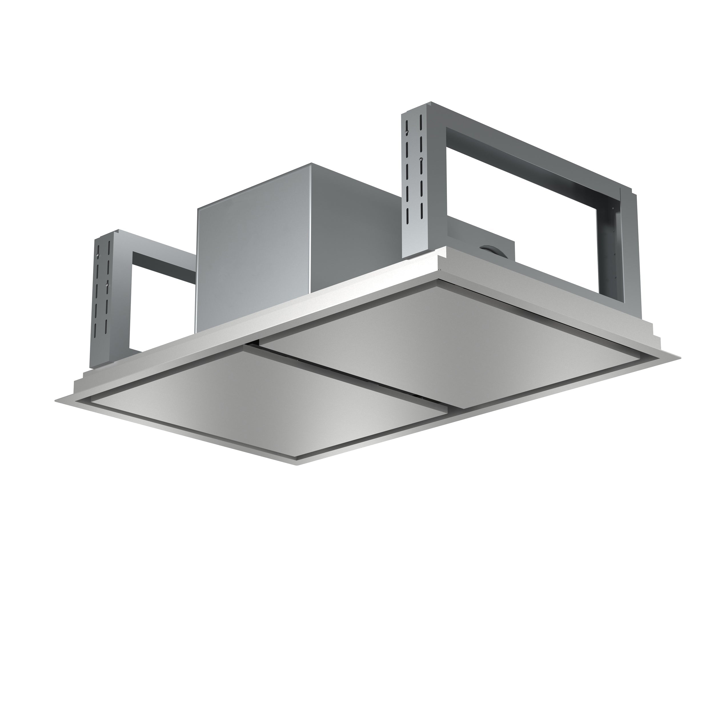 Forno Arezzo 44-Inch Ceiling-Mount Range Hood, 1200 CFM, Stainless Steel (FRHRE5312-44)