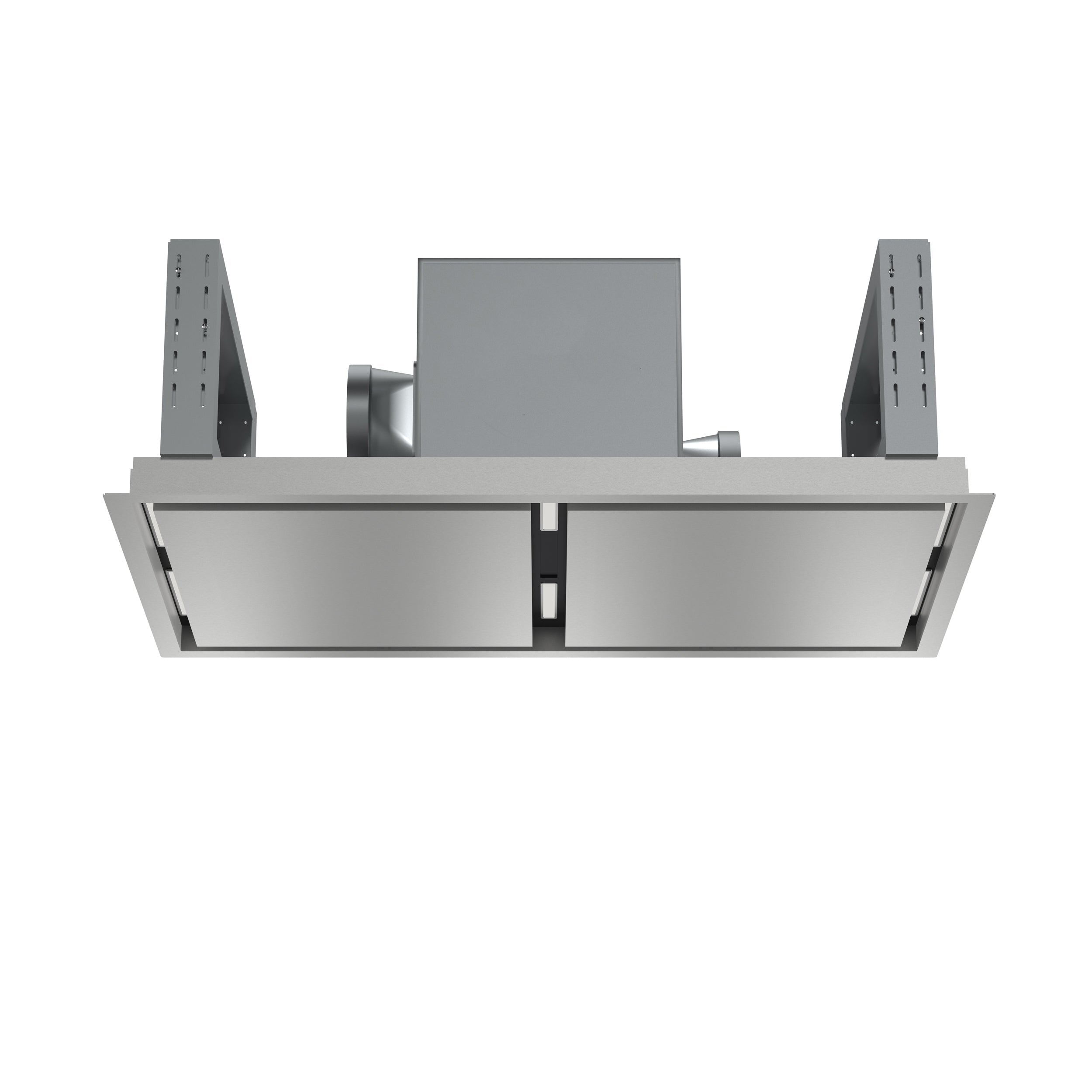 Forno Arezzo 44-Inch Ceiling-Mount Range Hood, 1200 CFM, Stainless Steel (FRHRE5312-44)
