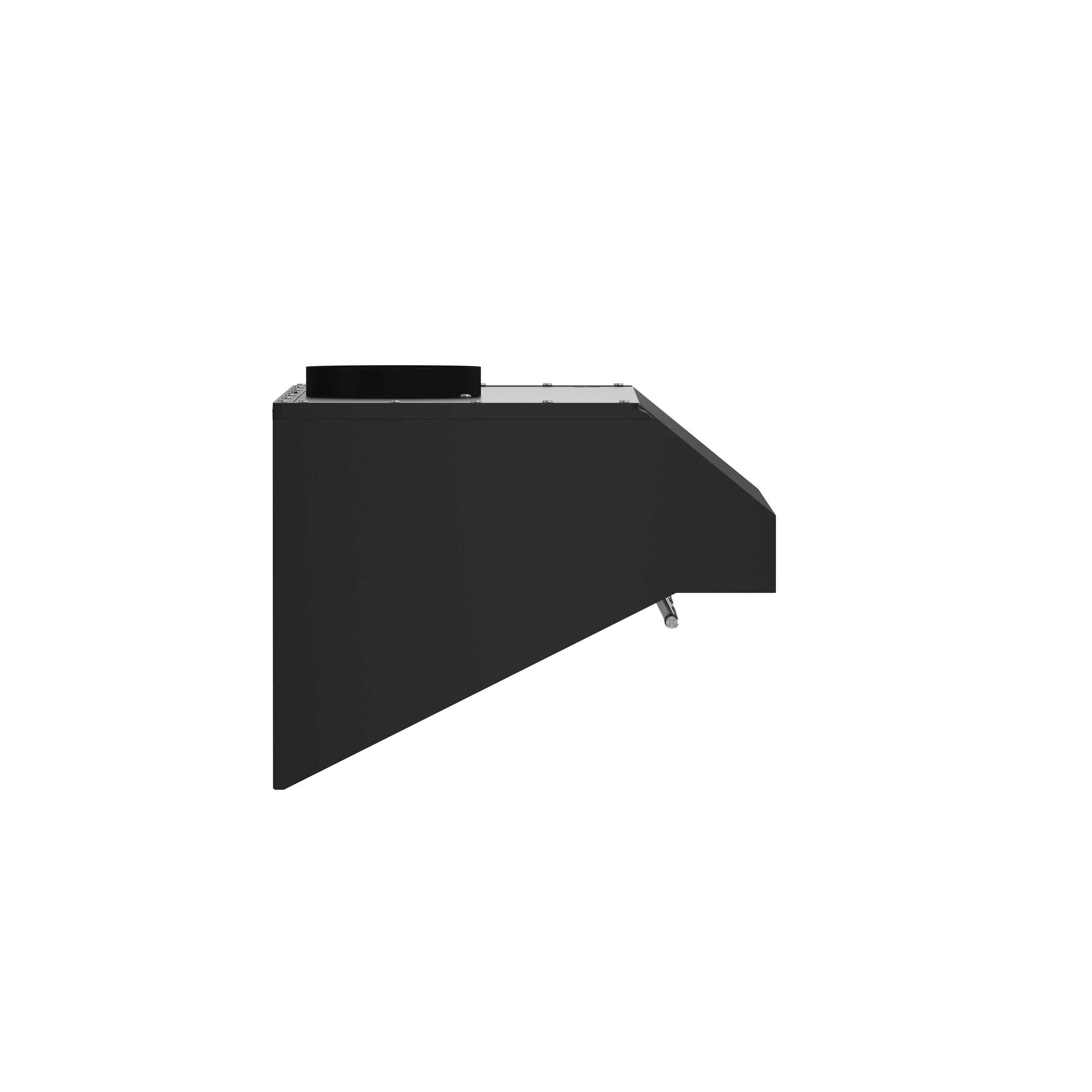Forno Bari 30-Inch Under-Cabinet Range Hood, 400 CFM, Black with Antique Brass Handles (FRHUC5255-30BLK)
