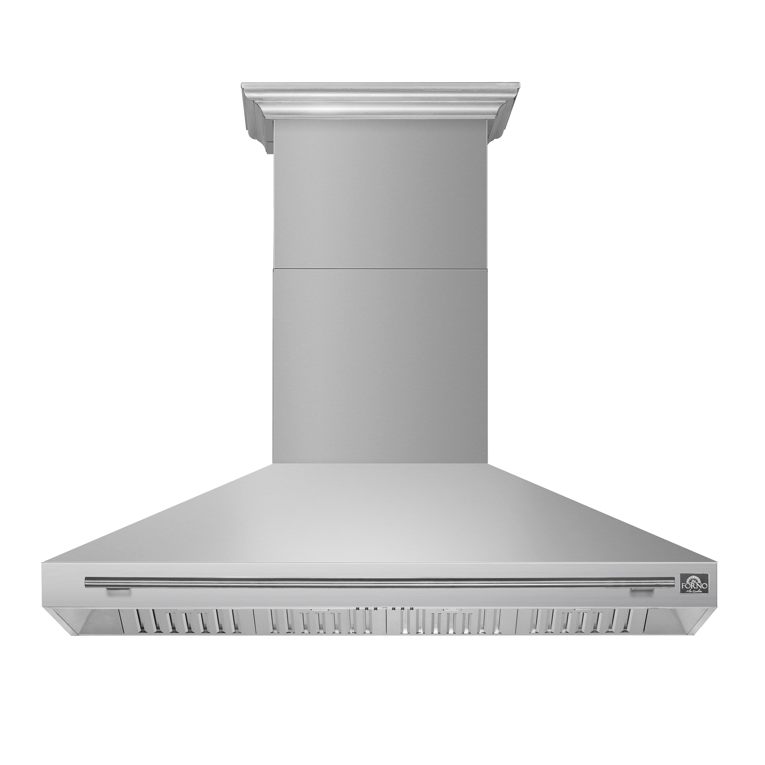 FORNO Aria 60-Inch Wall Mount Range Hood, 1200 CFM, Stainless Steel, Model FRHWM5095-60