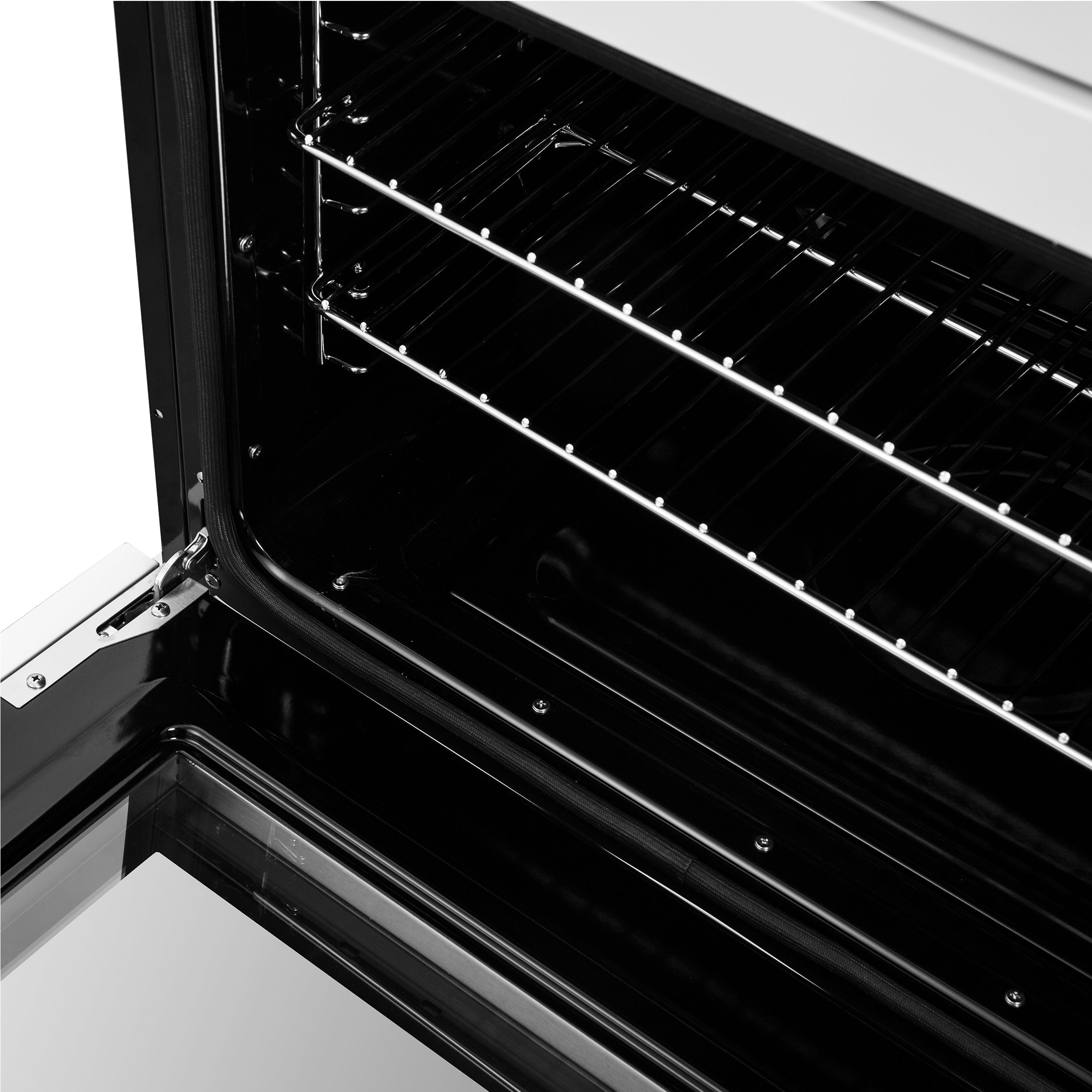 FORNO Asti 30-Inch French Door Double Electric Wall Oven, 7.36 cu. ft., Air Fry, Self-Clean, Sous Vide, White with Antique Brass Accents (FBOEL1340-30WHT)