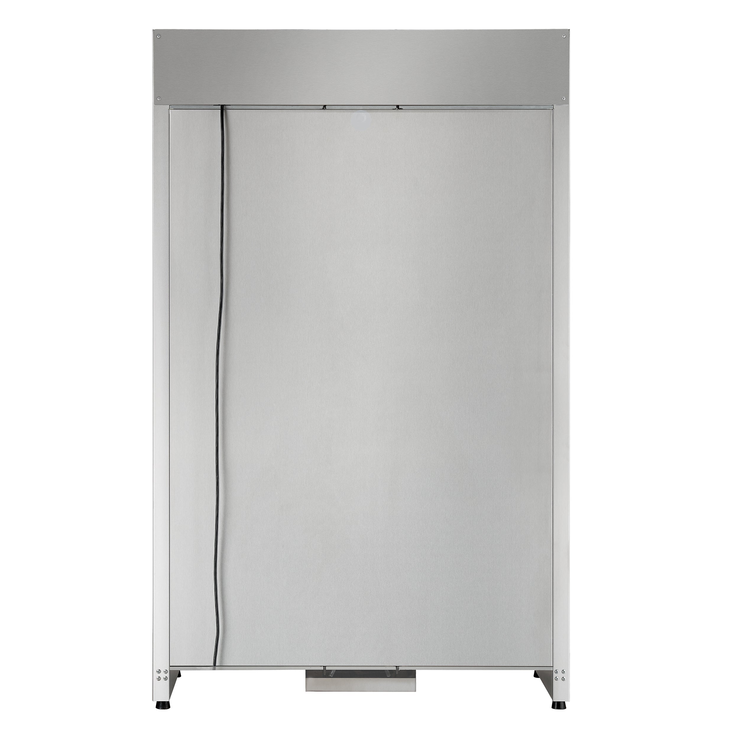 FORNO Abruzzo 48-Inch Dual Zone Wine Cooler, 24 cu.ft., 102-Bottle Capacity, Black Shelves with Green Acrylic Holders (FWCDR6610-48S)
