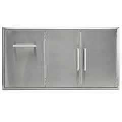 Coyote 45" Double Access Doors With Roll Out Trash
