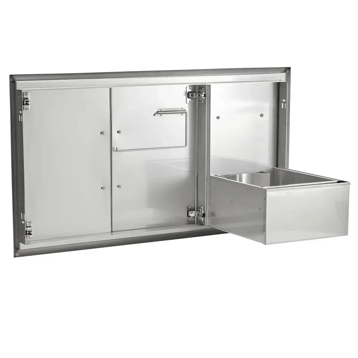 Coyote 45" Double Access Doors With Roll Out Trash