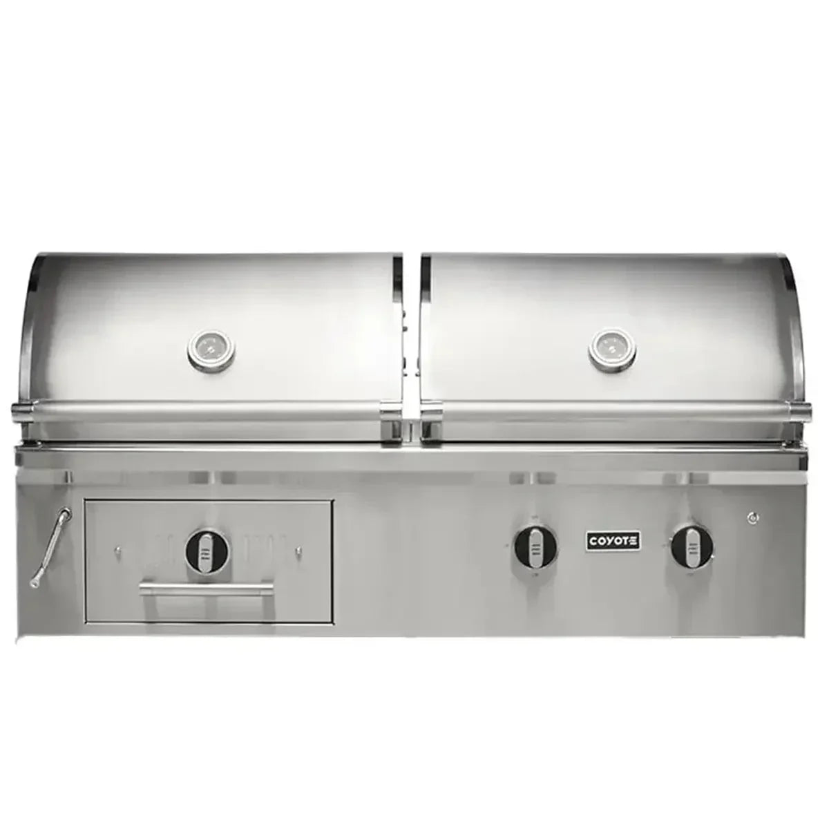 Coyote 50" Hybrid Built-In Gas and Charcoal Grill