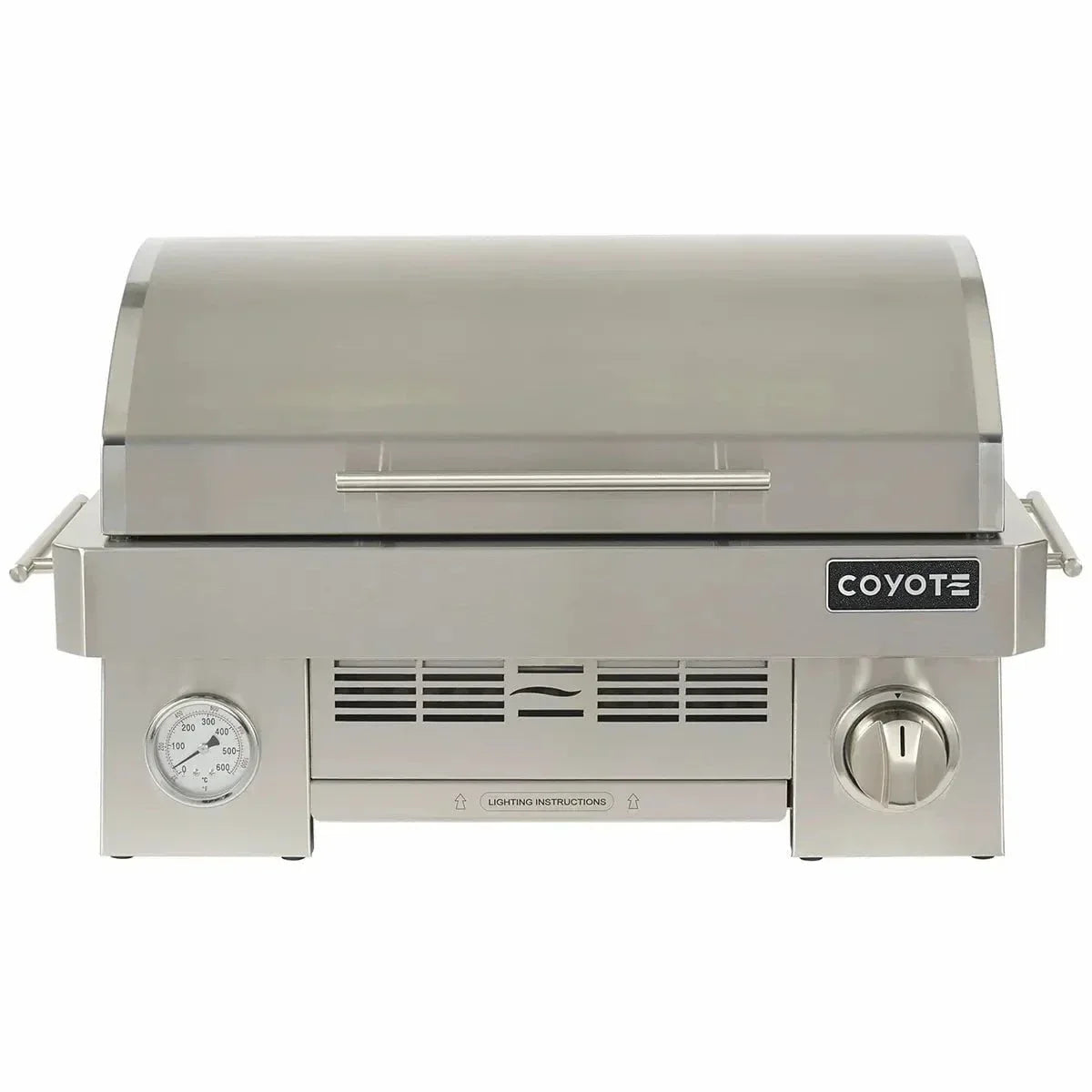 Coyote Portable Grill; Infinity burner up to 20,000 btu; LP Gas ONLY