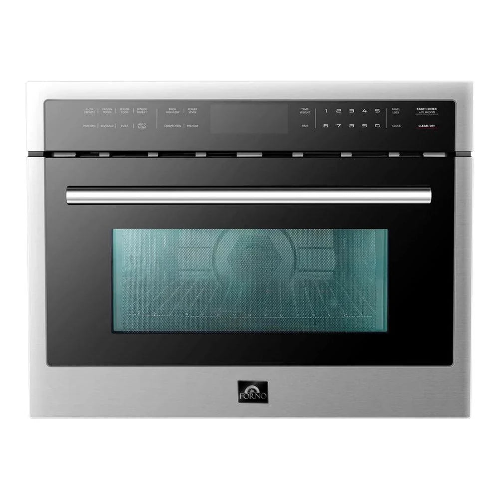 Forno 24-Inch Built-In Compact Convection Microwave Oven, 1.6 cu. ft. (Model FMWDR3093-24)